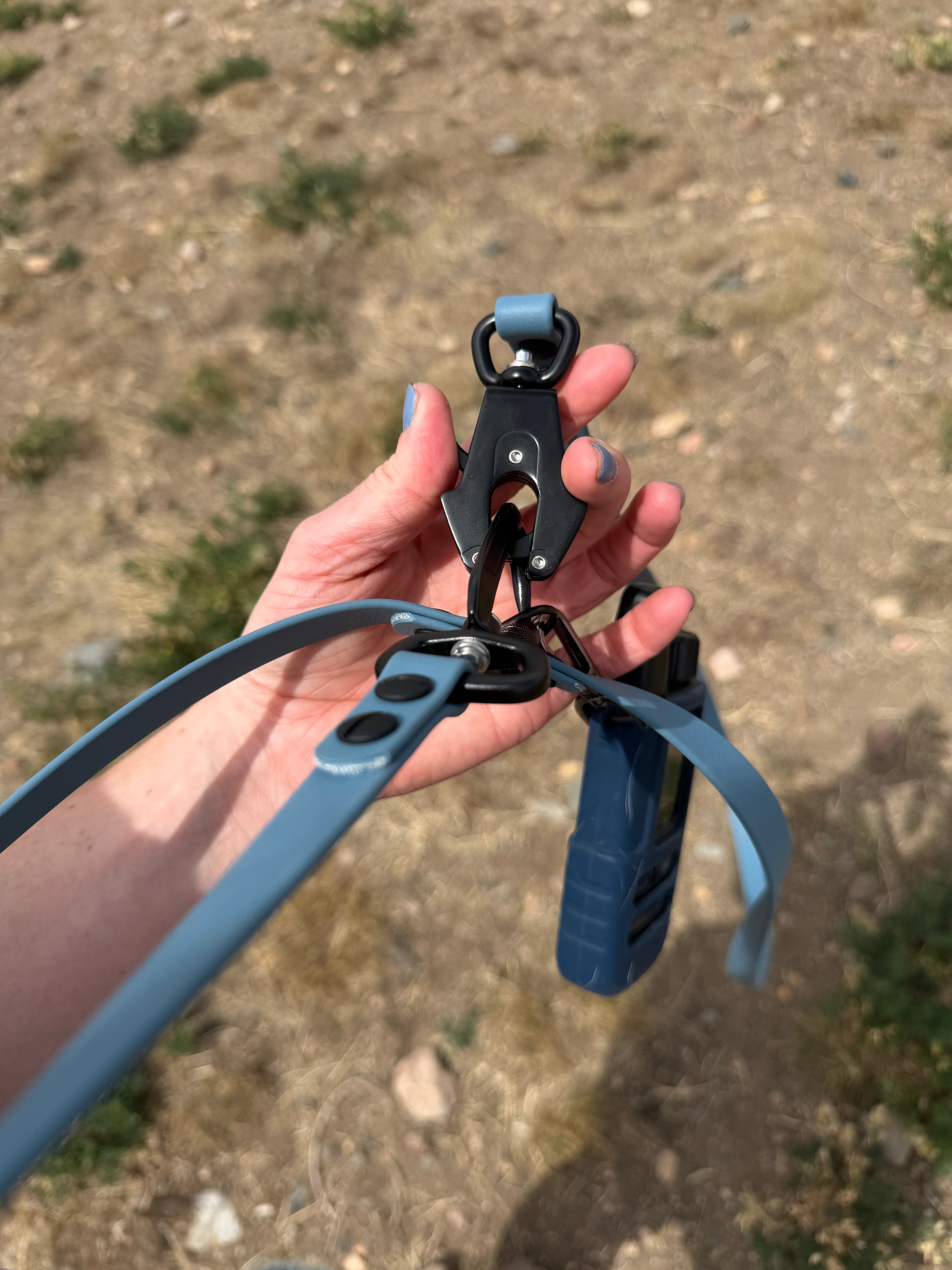 Dual-End Upgraded Hardware Hands-Free Leash