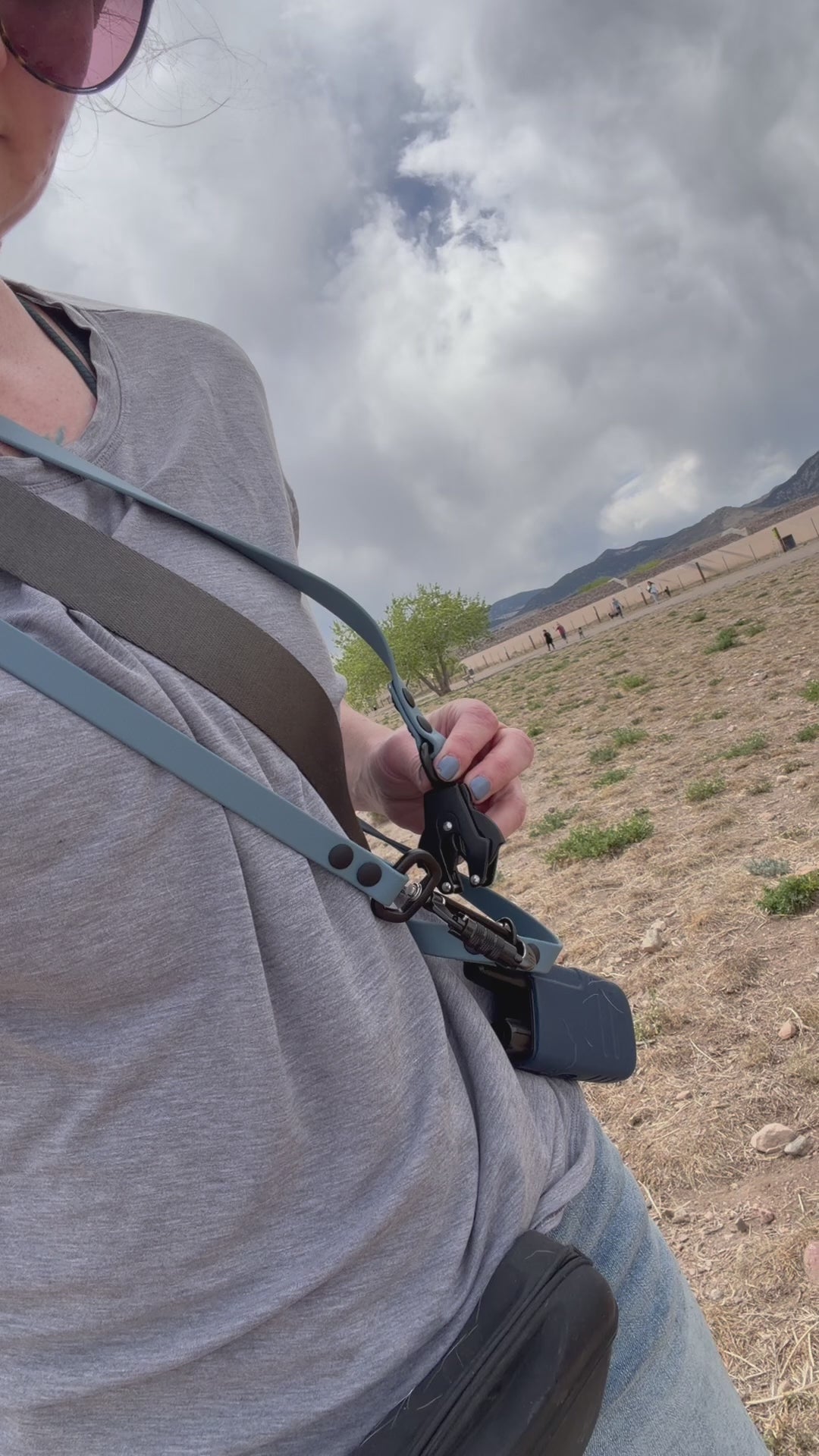 Dual-End Upgraded Hardware Hands-Free Leash